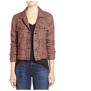 NWT Stitch Fix Kut from the Kloth Salmon Tweed Crop